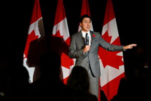Canada’s Prime Minister Justin Trudeau attends a fundraiser in Vancouver
